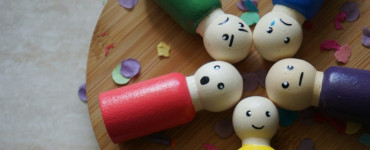 a group of toys on a table