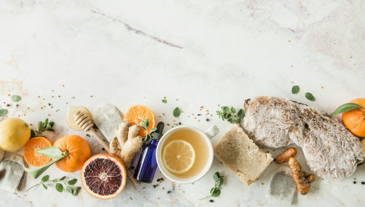 bread with sliced lemon on white ceramic plate
