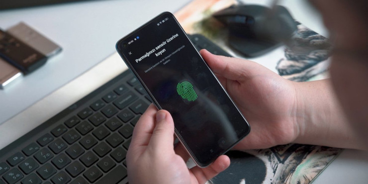 a person holding a phone
