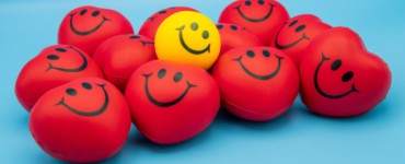 red and yellow smiley face